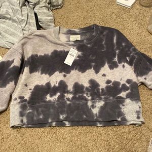 American eagle crop hoodie
